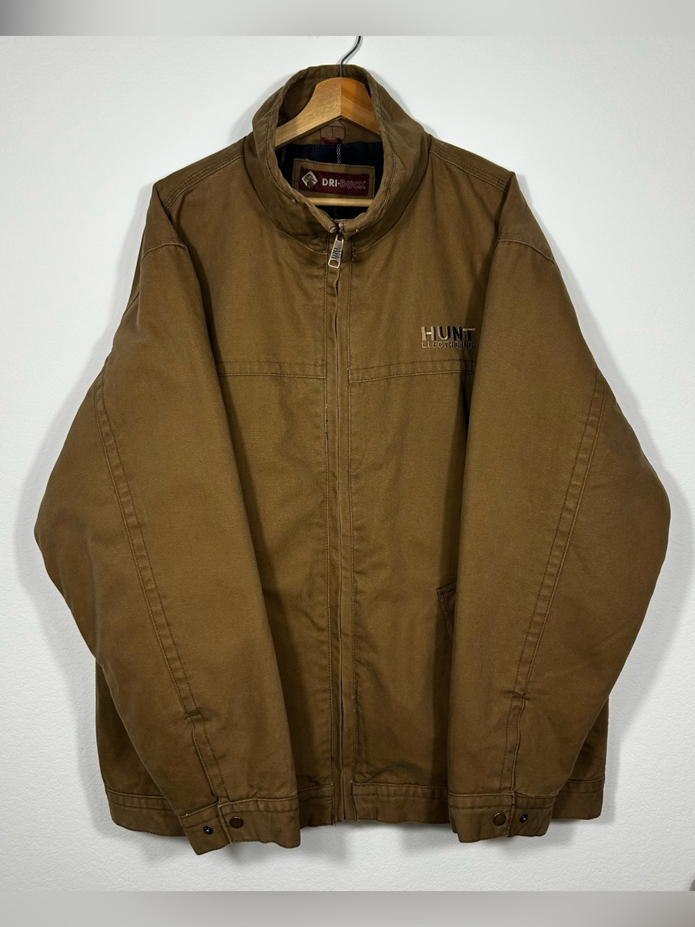 Men's Dri-duck Maverick Work Jacket Brown 2XL Flannel Lined Heavy